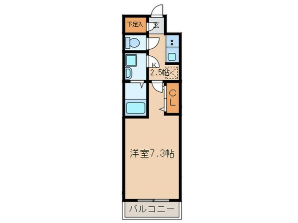 Ｓ－ＲＥＳＩＤＥＮＣＥ浄心の物件間取画像